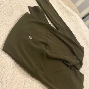 Olive Green Lululemon Align Leggings size 2